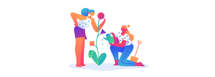 Invest and goals illustration