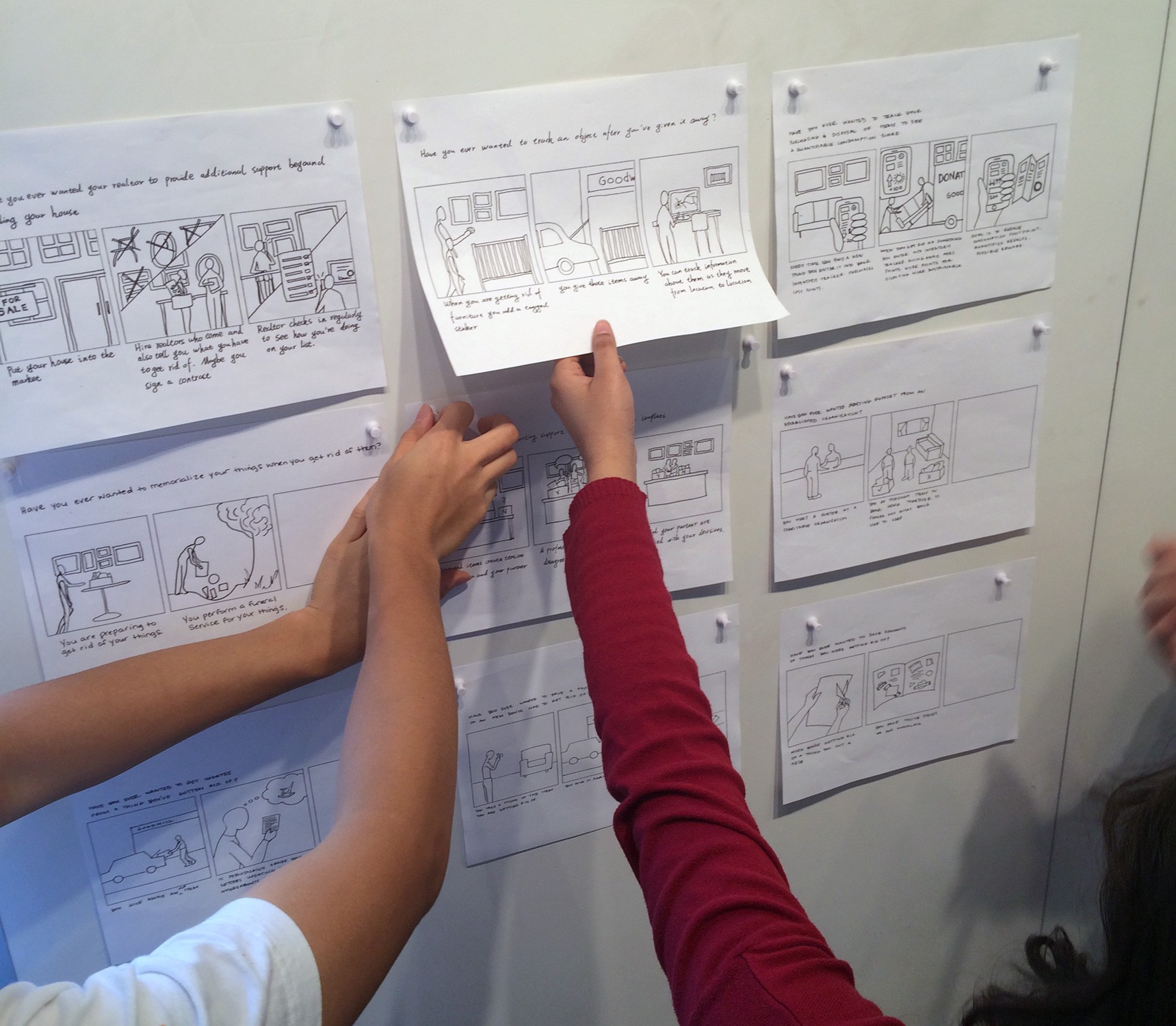 Reviewing scenarios with participants